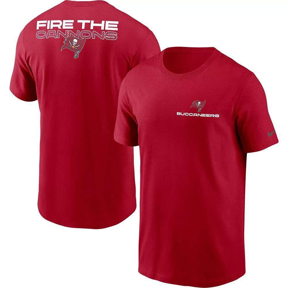 Men's Nike Red Tampa Bay Buccaneers Local Phrase T-Shirt, Size: 2XL Product Image
