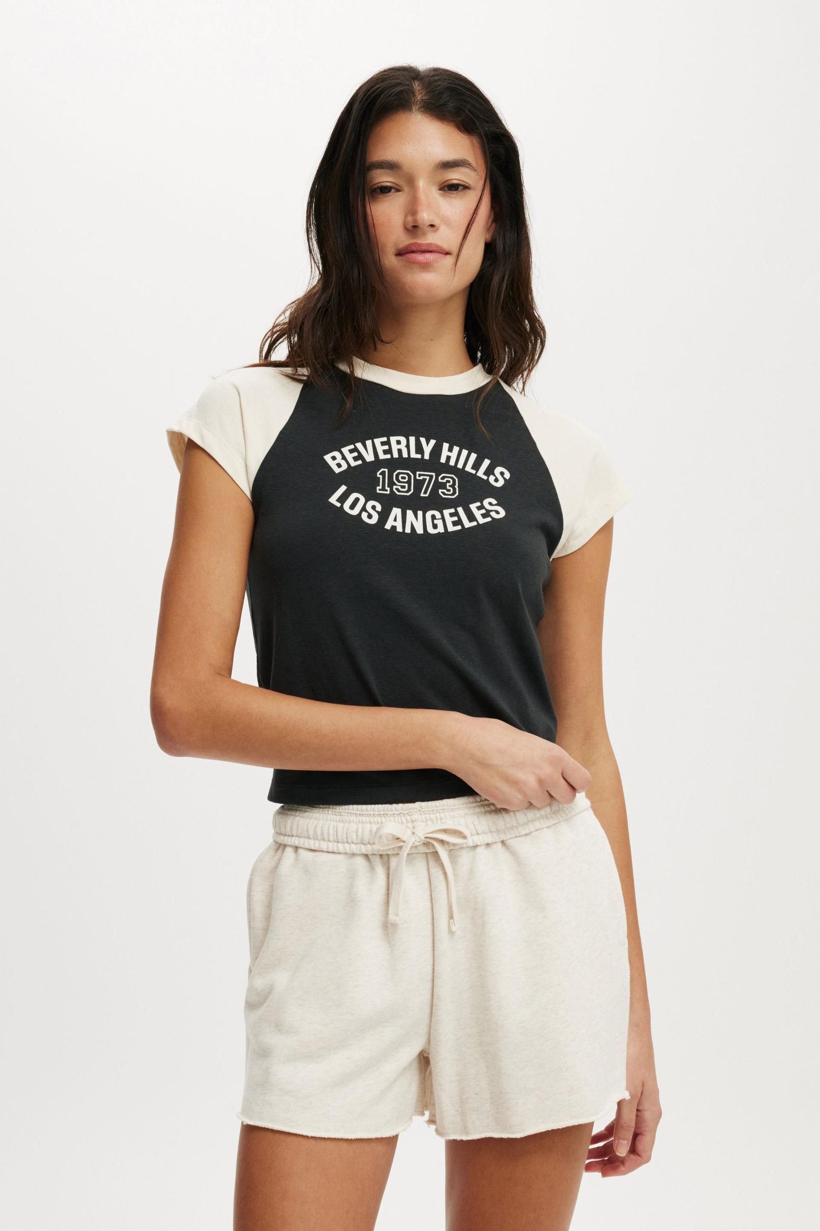 Retro Raglan Graphic Tee Product Image