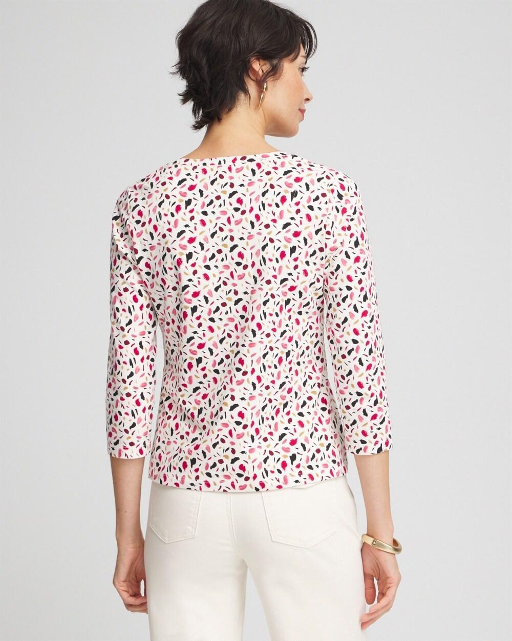 Spots 3/4 Sleeve Perfect Tee Product Image