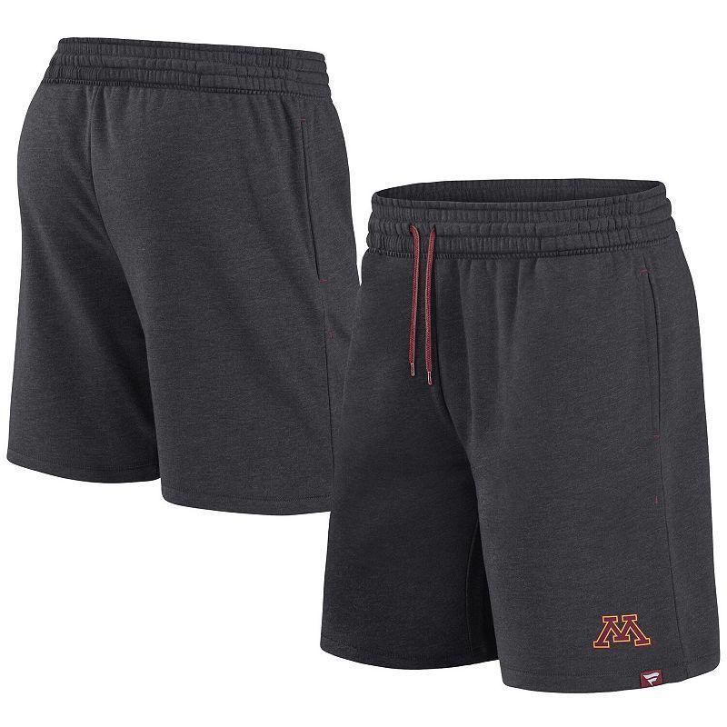 Mens Fanatics Branded Heather Charcoal Minnesota Golden Gophers Primary Logo Shorts Product Image