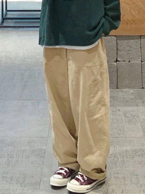 Pocket Straight Leg Cargo Pants Product Image