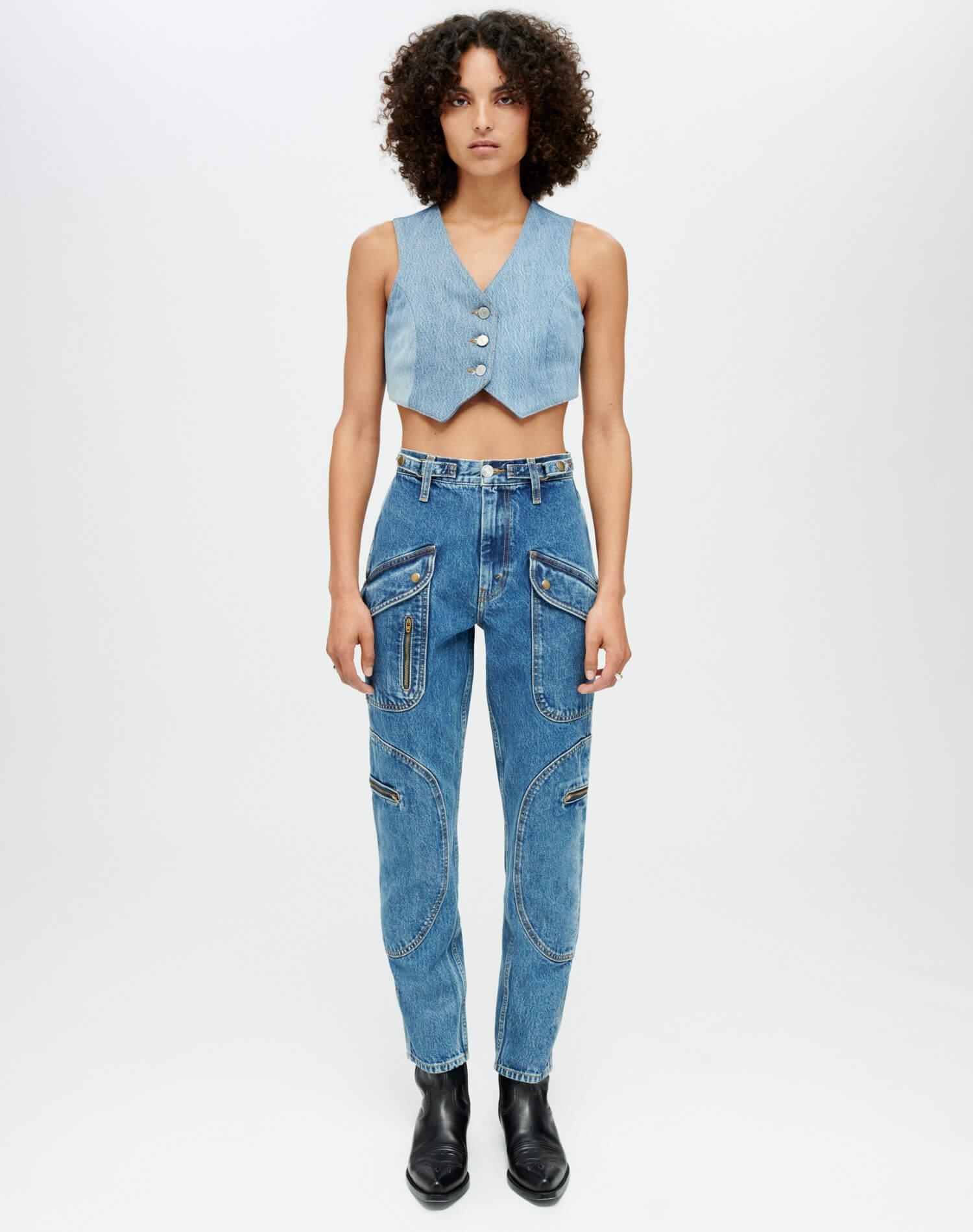 Levi's Tailored Vest - Indigo Female Product Image