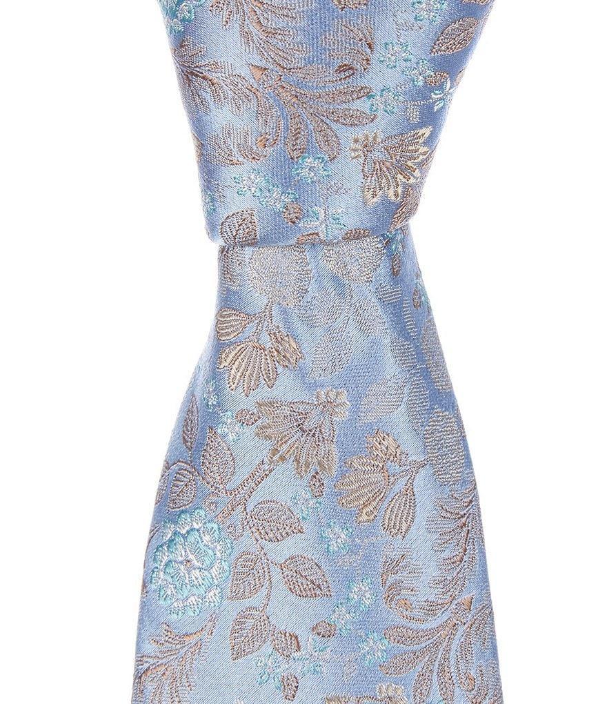 Ted Baker London Whalley Floral-Print 3 1/4#double; Silk Tie Product Image