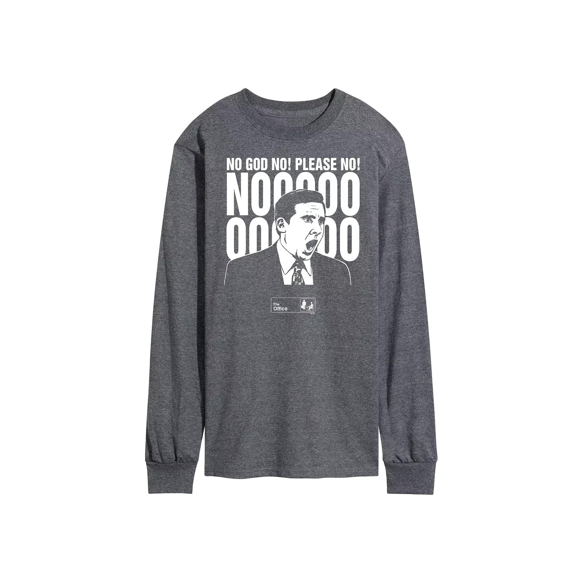 Mens The Office No God Please No Tee Product Image
