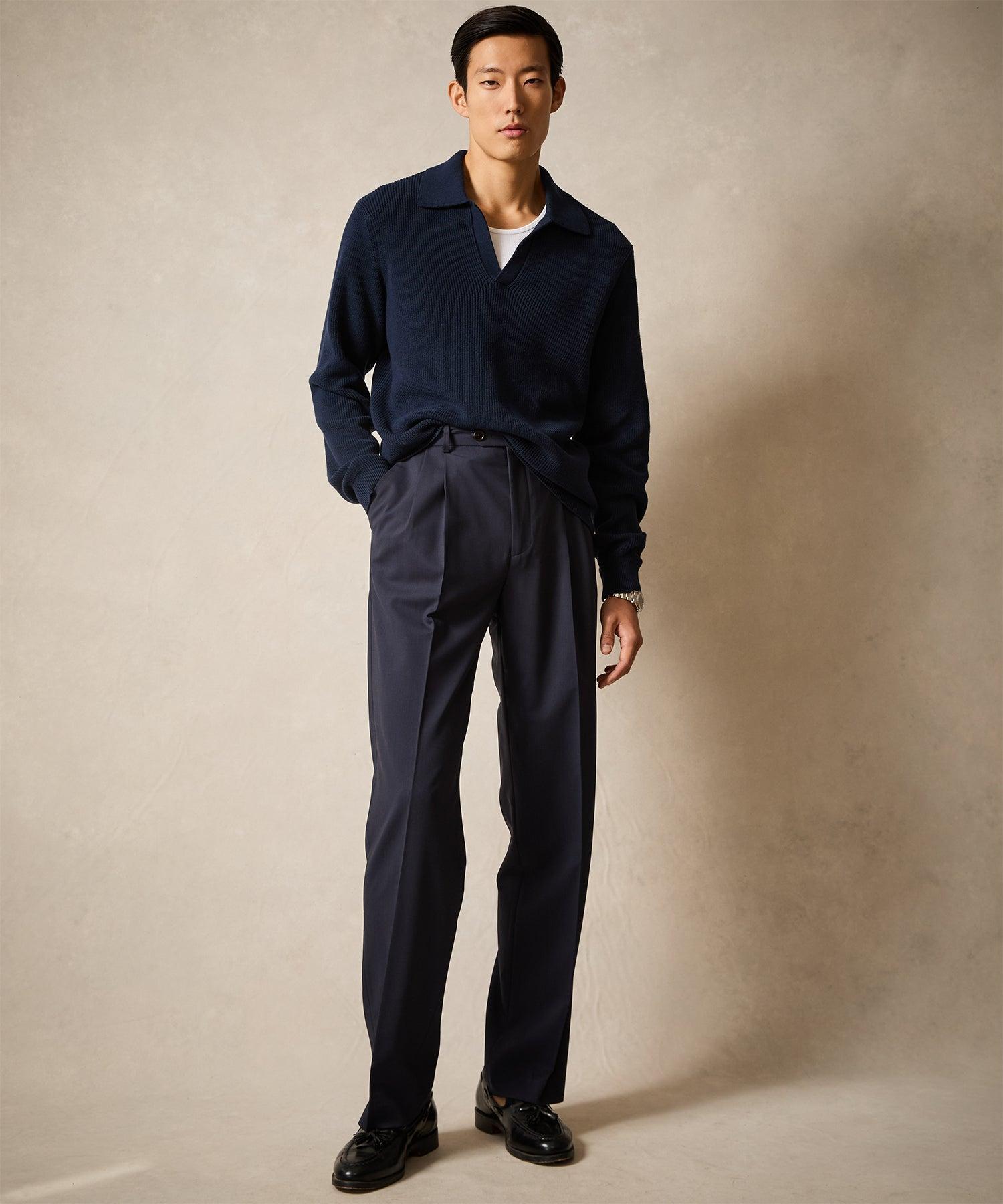 Italian Tropical Wool Wythe Trouser Product Image