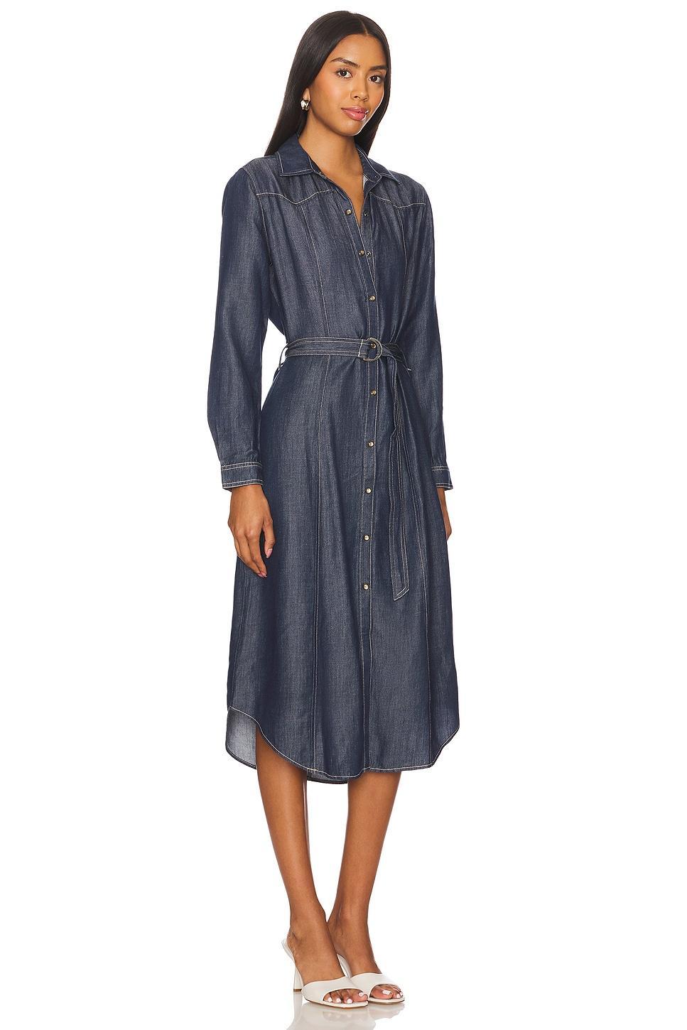 Western Yoke Midi Dress Bella Dahl Product Image