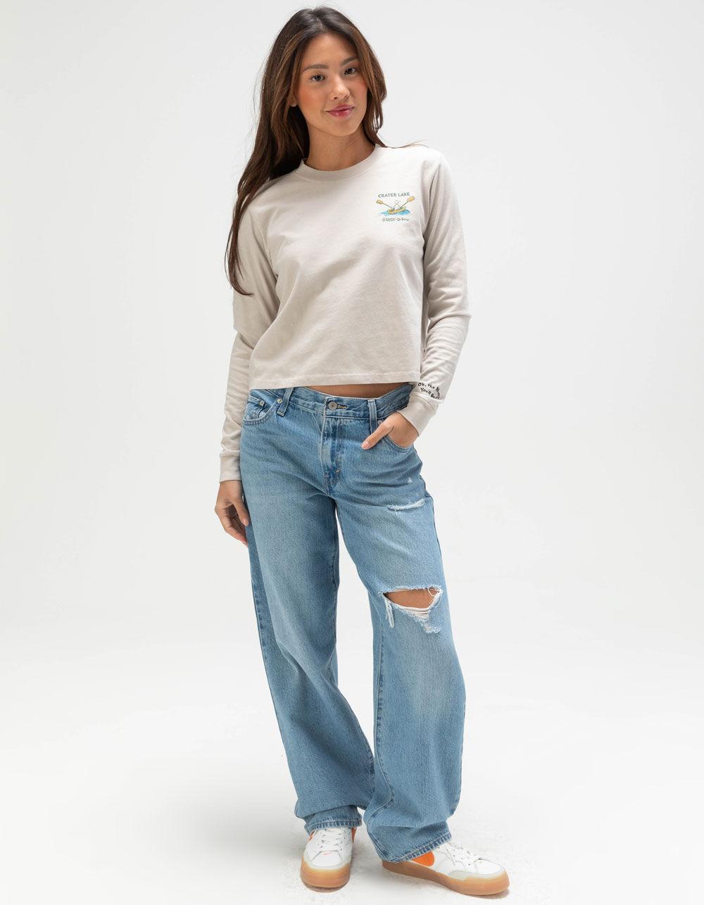 PARKS PROJECT x Dr. Seuss Crater Lake Womens Boxy Long Sleeve Tee Product Image