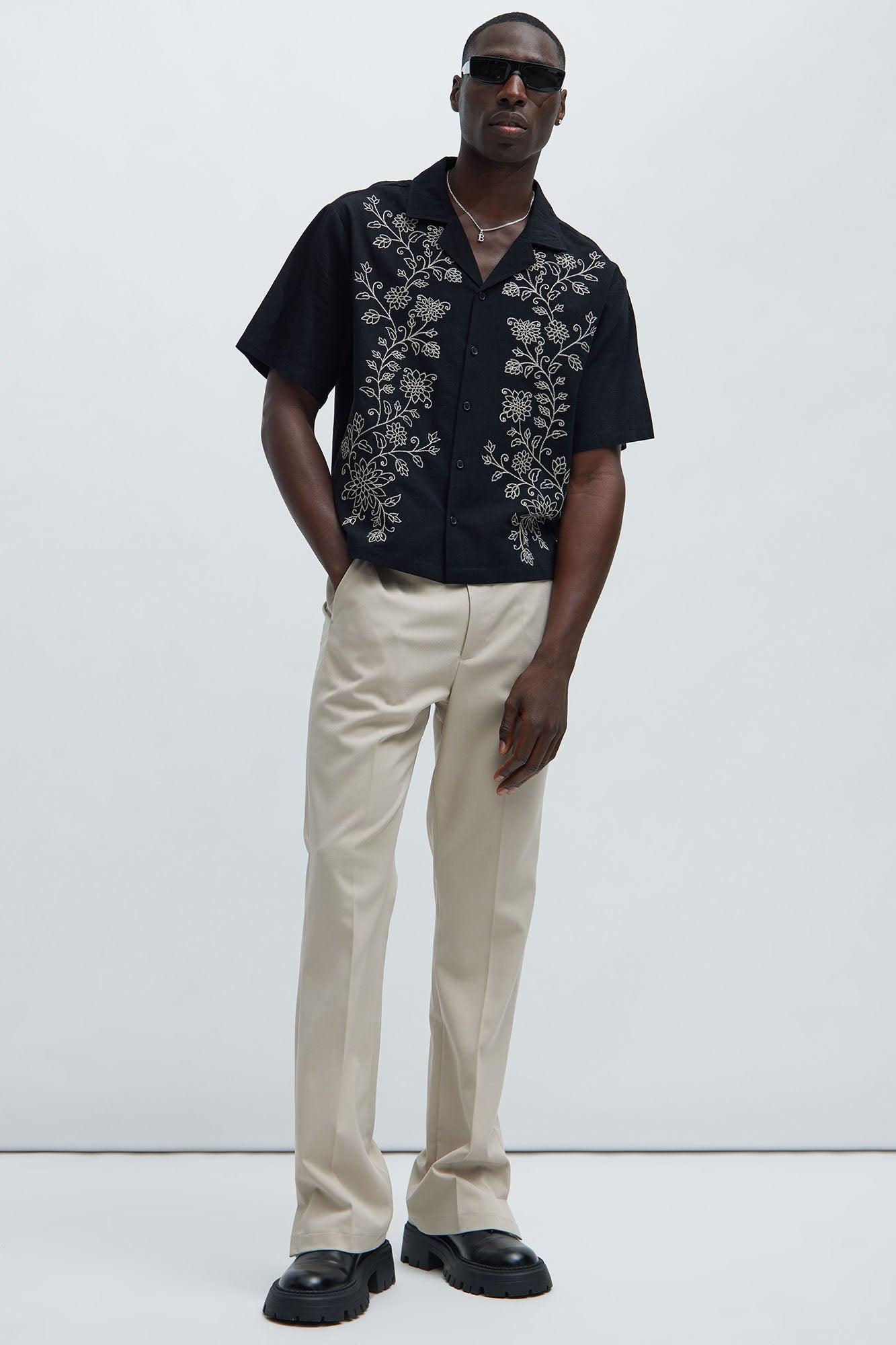Gardena Embroidered Shirt - Black Product Image