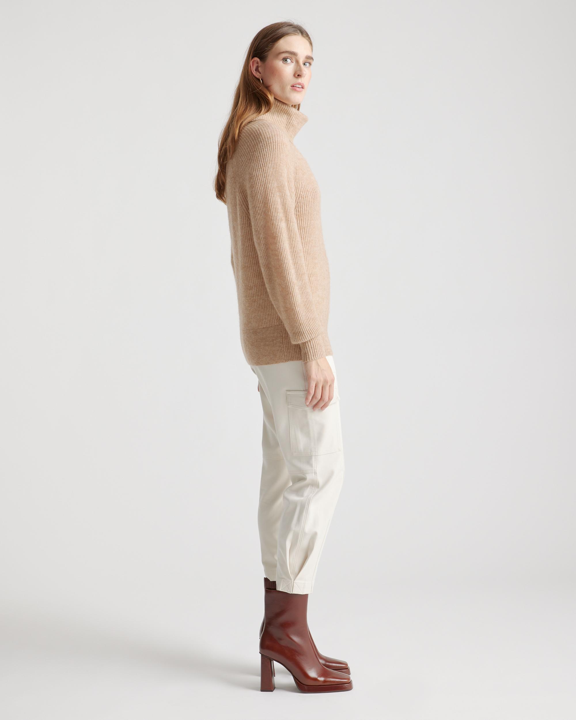 Quince | Women's Baby Alpaca-Wool Turtleneck Sweater Product Image