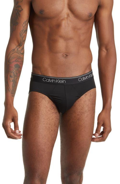 Mens Calvin Klein 3-Pack Microfiber Stretch Low-Rise Briefs Product Image
