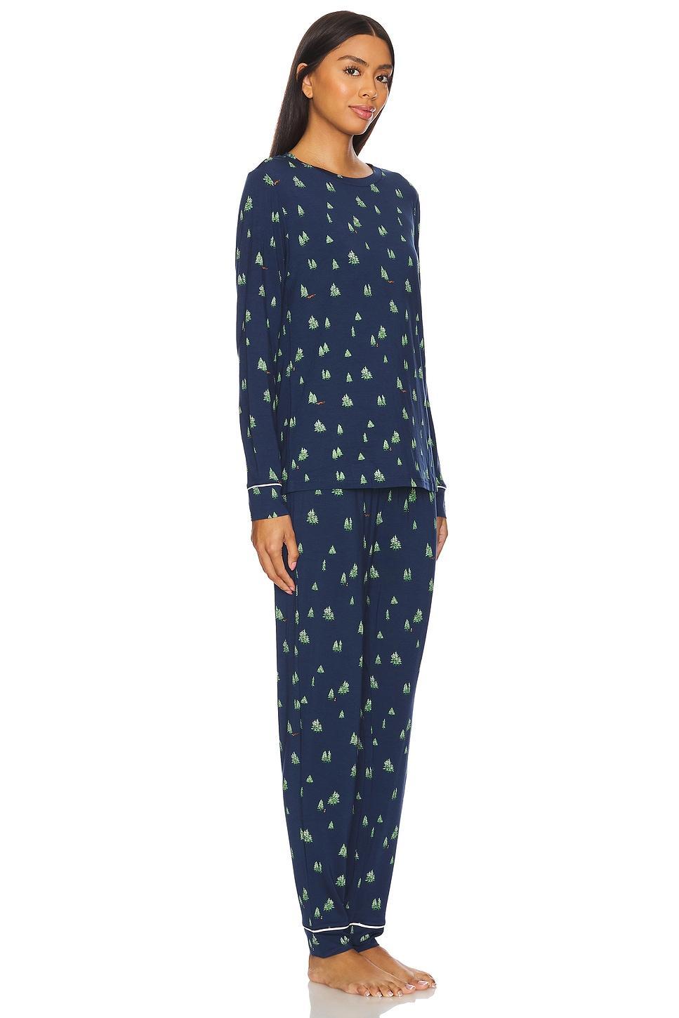 Gisele Printed Crew PJ Set eberjey Product Image