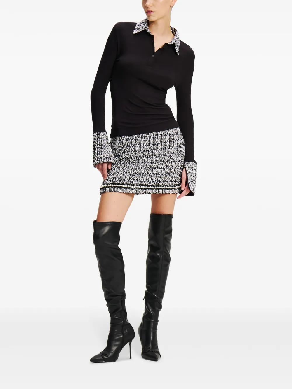 boucl� polo shirt Product Image