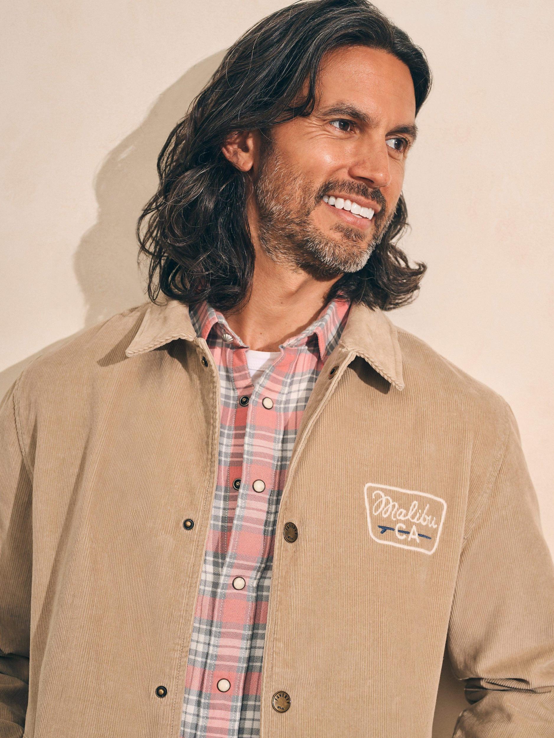 Corduroy Coaches Jacket - Pebble Beach Male Product Image