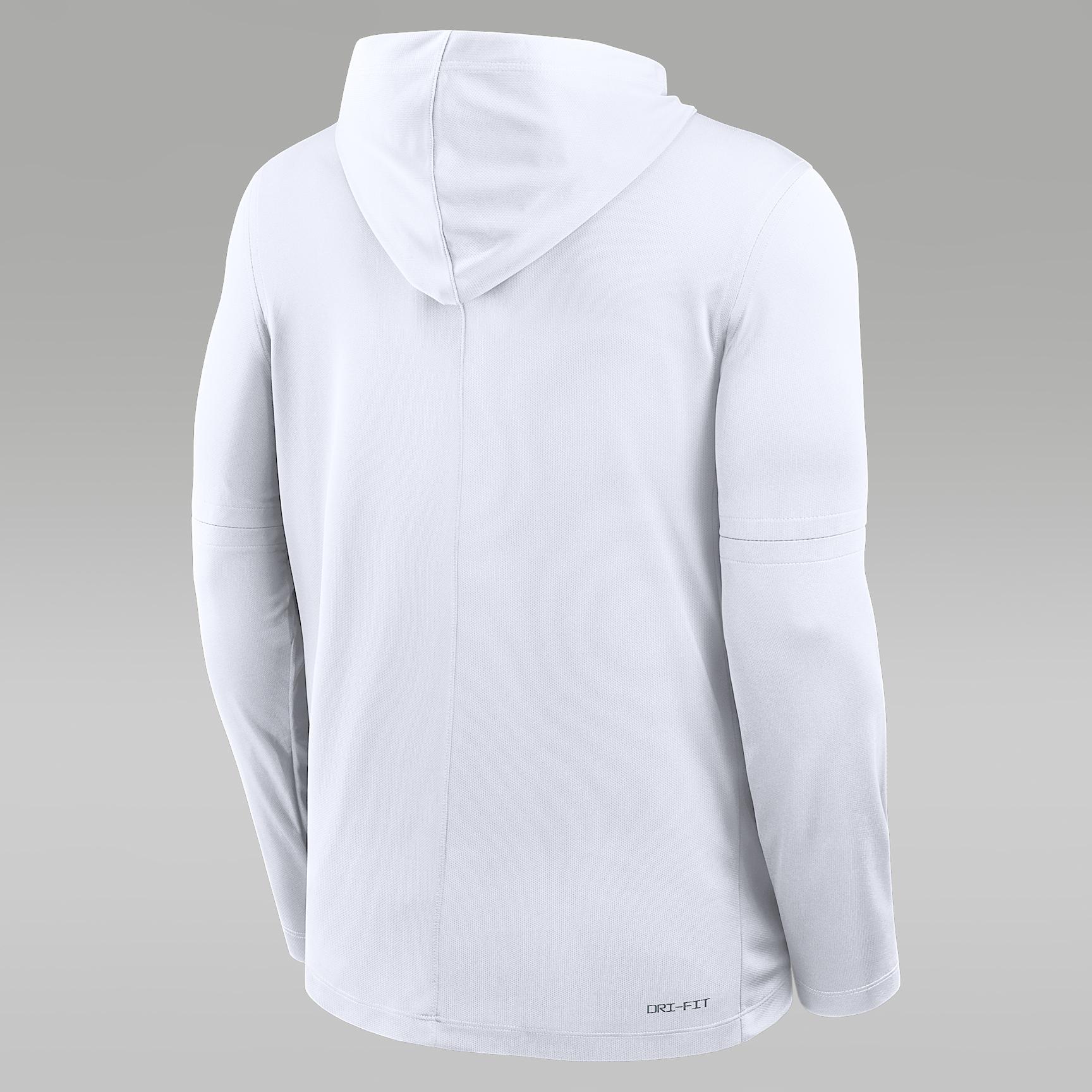 Oklahoma Sideline Men's Jordan Brand Dri-FIT College Long-Sleeve Hooded Top Product Image