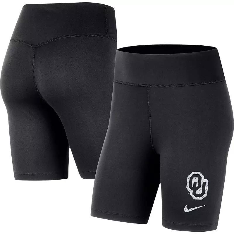 Women's Nike Black Oklahoma Sooners Performance Biker Shorts, Size: XS Product Image