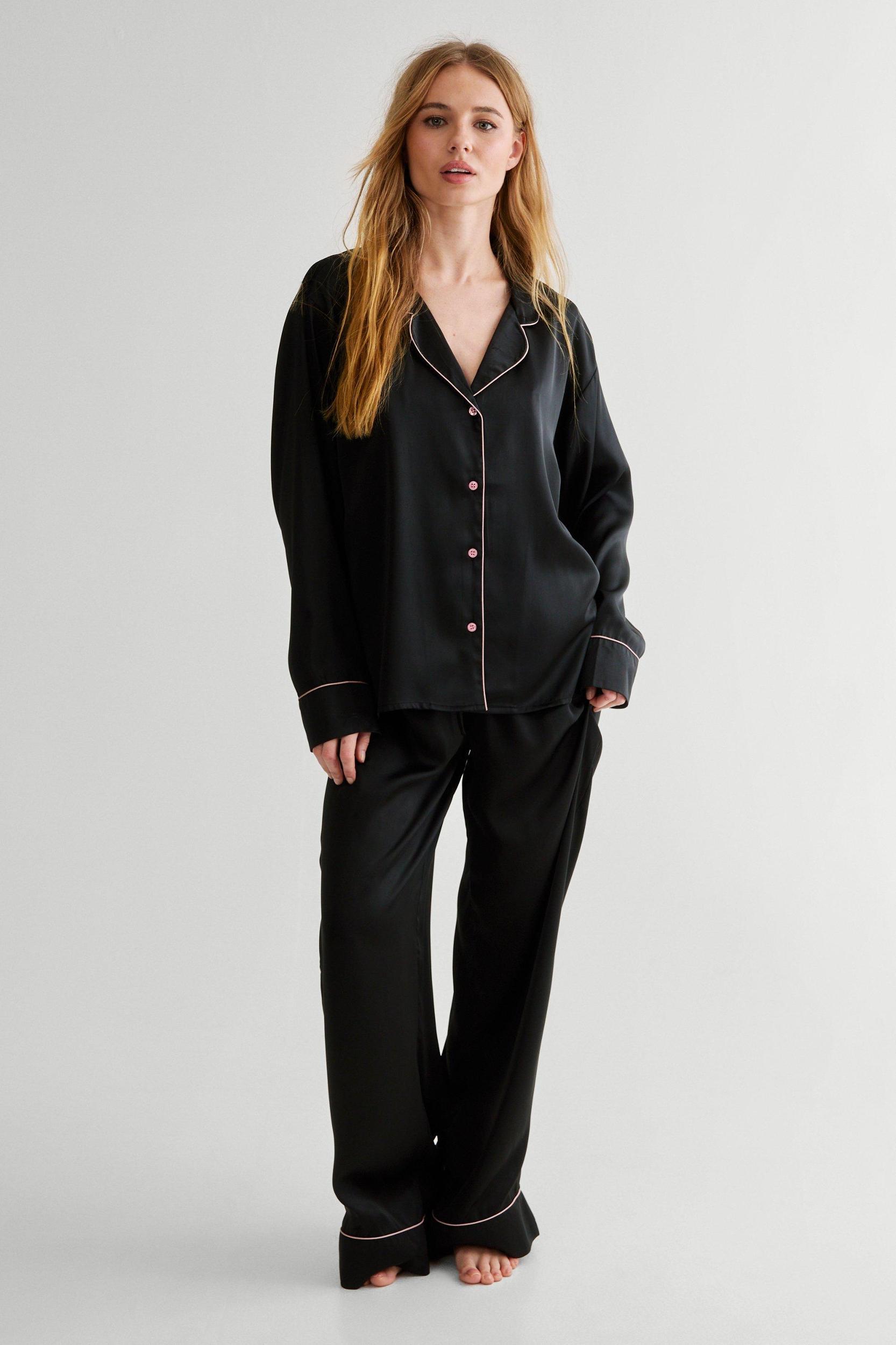 Tis the Season Long Sleeve Shirt Pajama Trouser Set Product Image