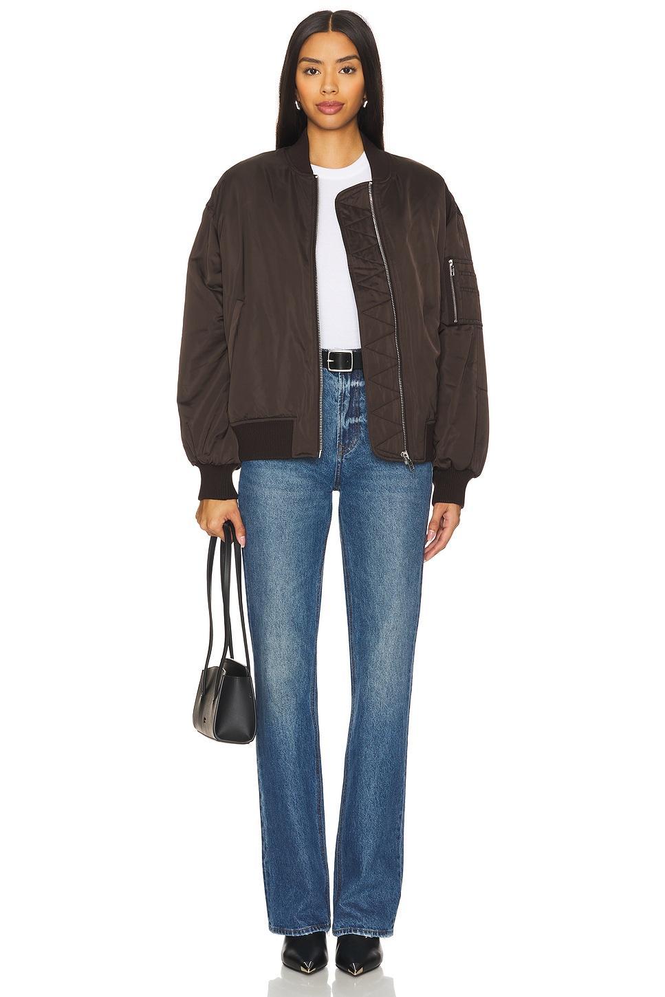 Jane Padded Bomber Jacket Product Image