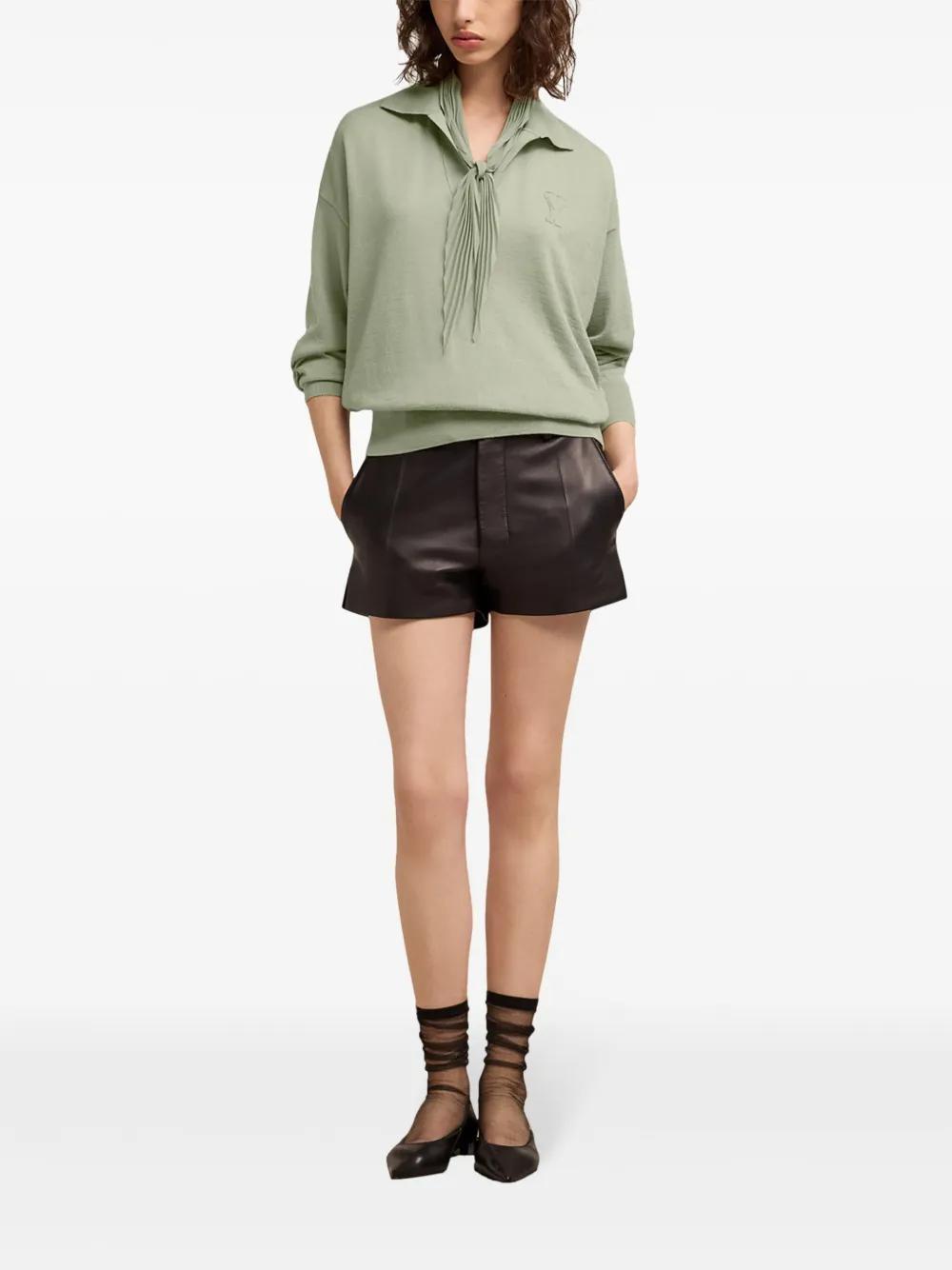 Ami de Coeur knitted polo shirt Product Image