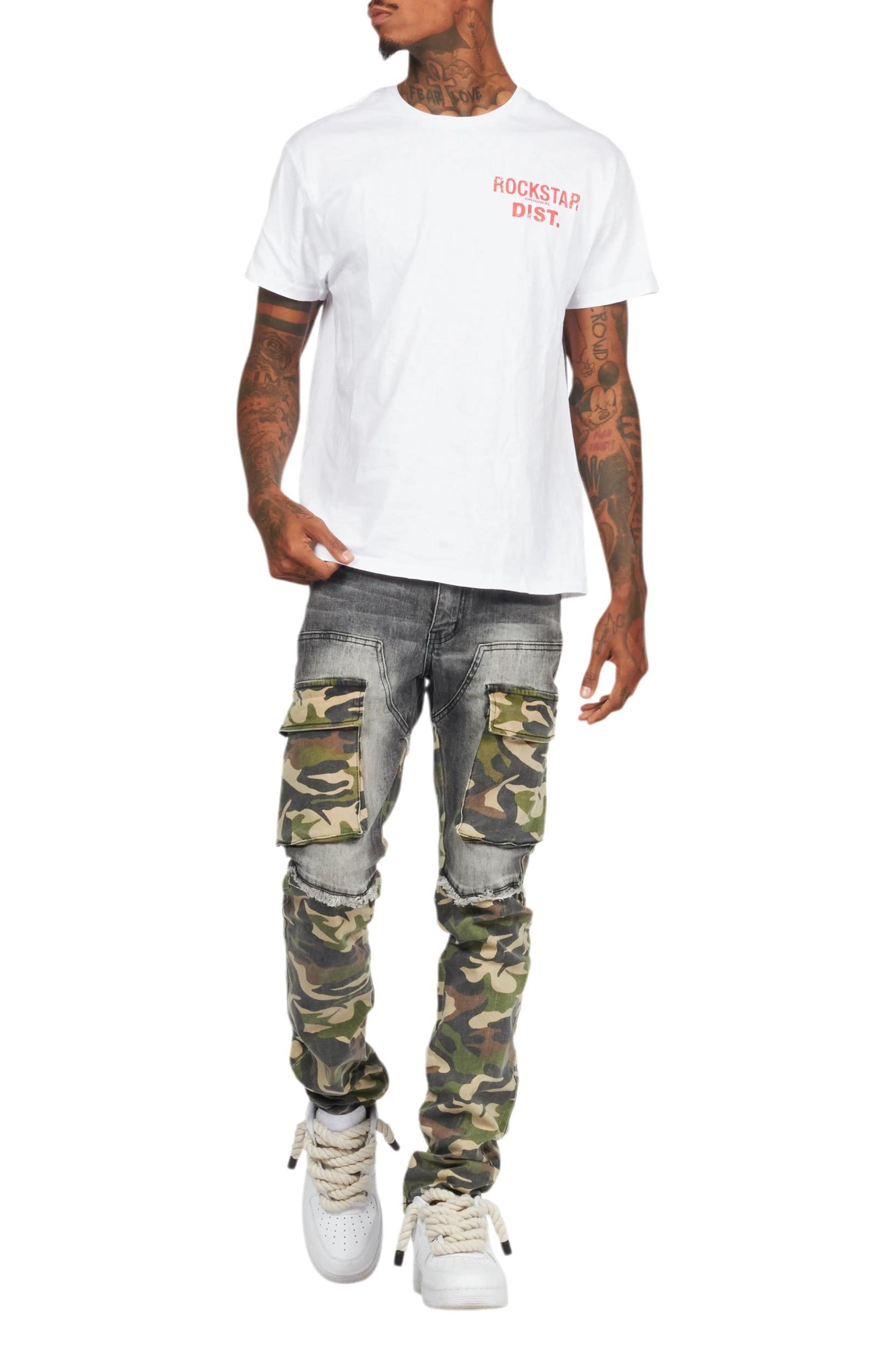 Denka Grey Slim Fit Jean Male Product Image