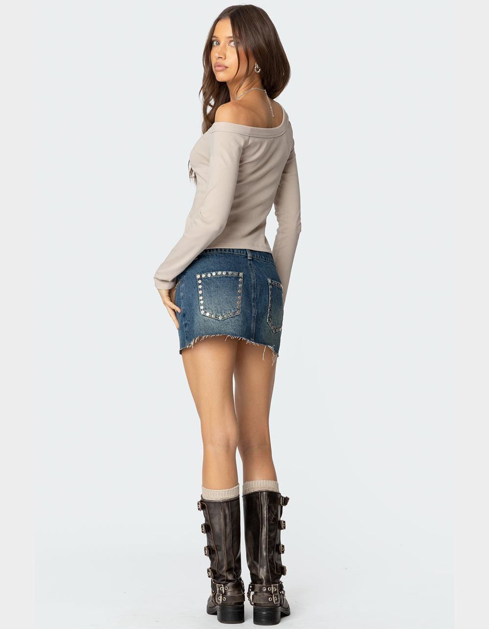 EDIKTED Adelaine Asymmetric Top Product Image