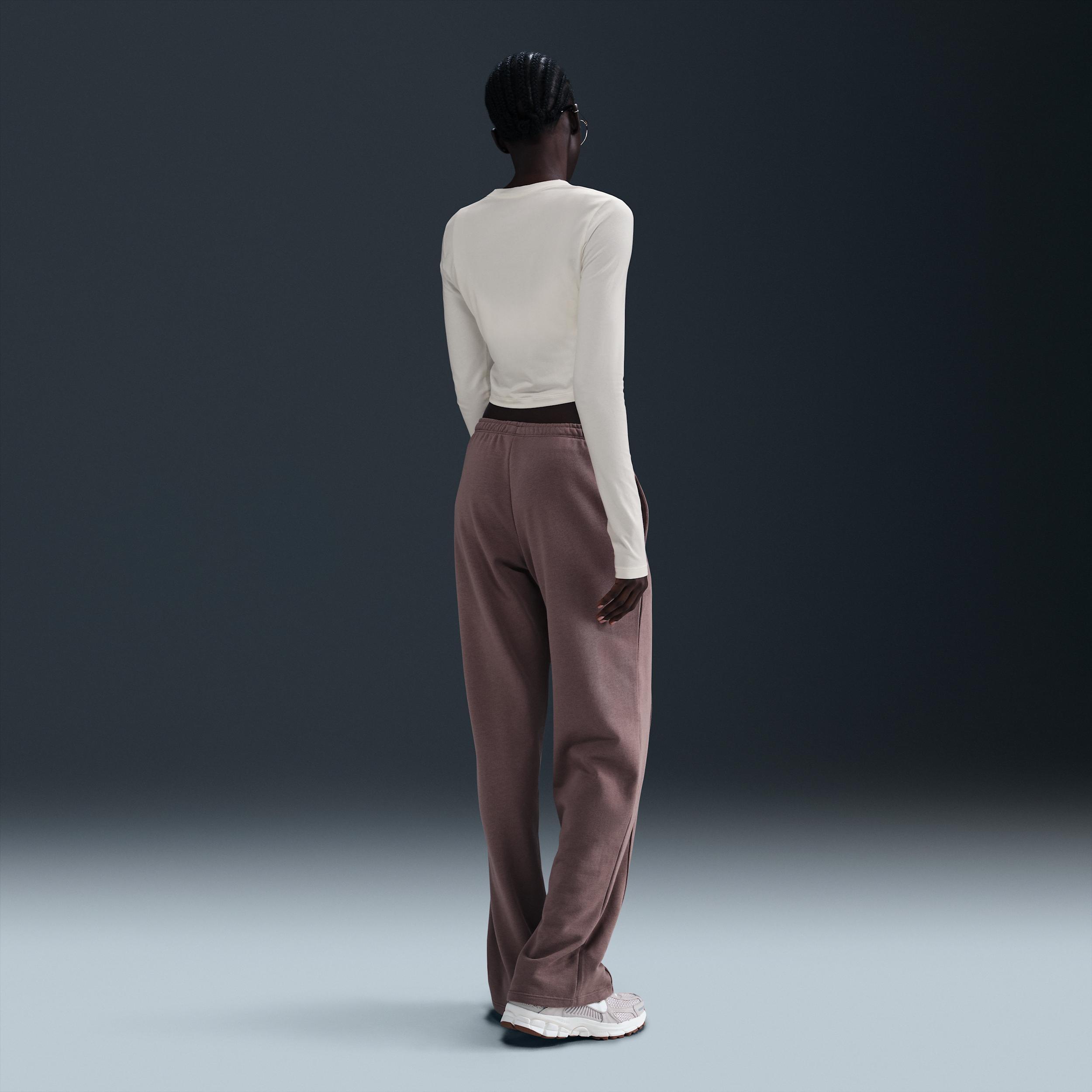 Women's Nike Sportswear Chill Knit Slim Long-Sleeve Cropped Top Product Image
