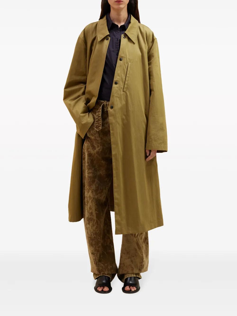 asymmetric trench coat Product Image