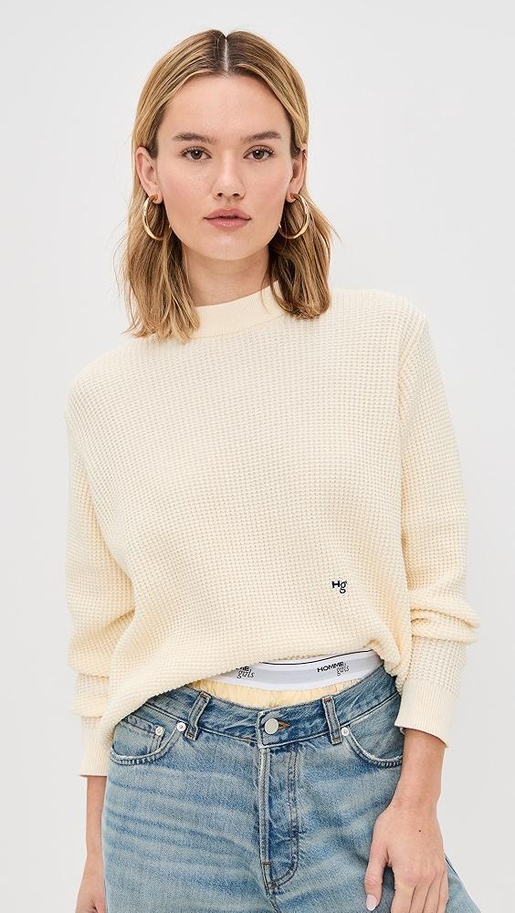 HOMMEGIRLS Waffle Knit Pullover | Shopbop Product Image