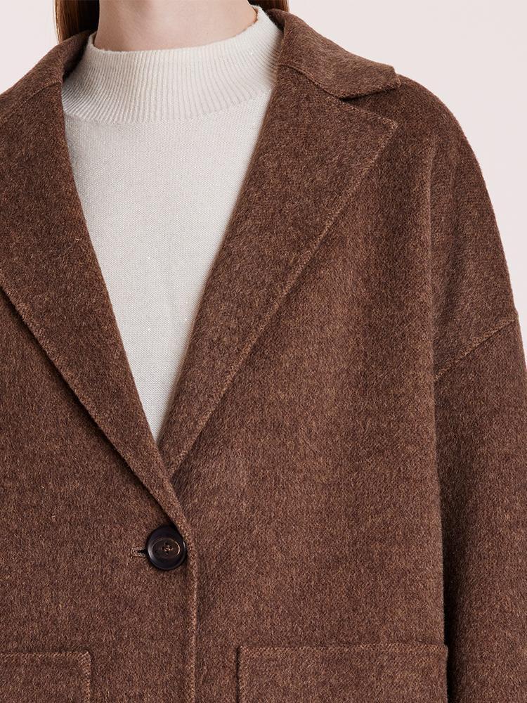 Pure Cashmere Double-Faced Women Coat Product Image