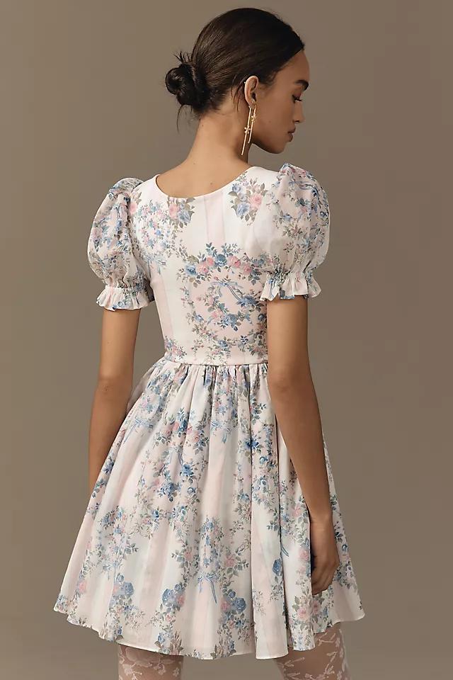 Selkie The Heiress Puff-Sleeve Mini Dress Product Image