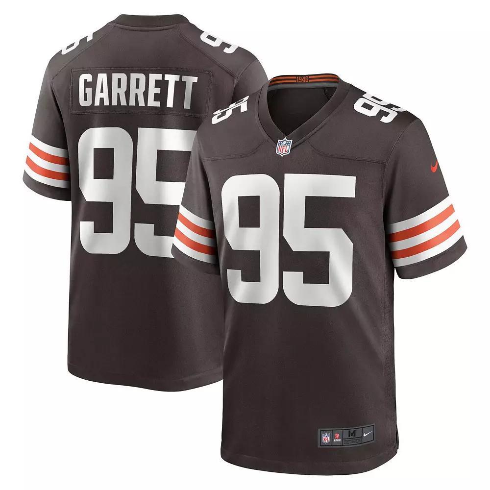 Men's Nike Myles Garrett Brown Cleveland Browns Game Jersey, Size: 3XL Product Image