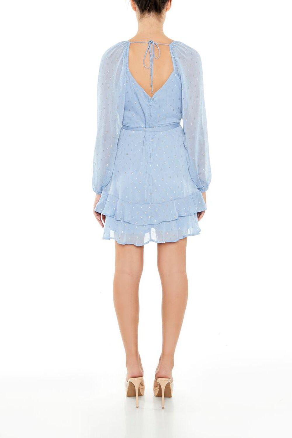 Faux Gem Chiffon Mini Dress | Forever 21 Product Image