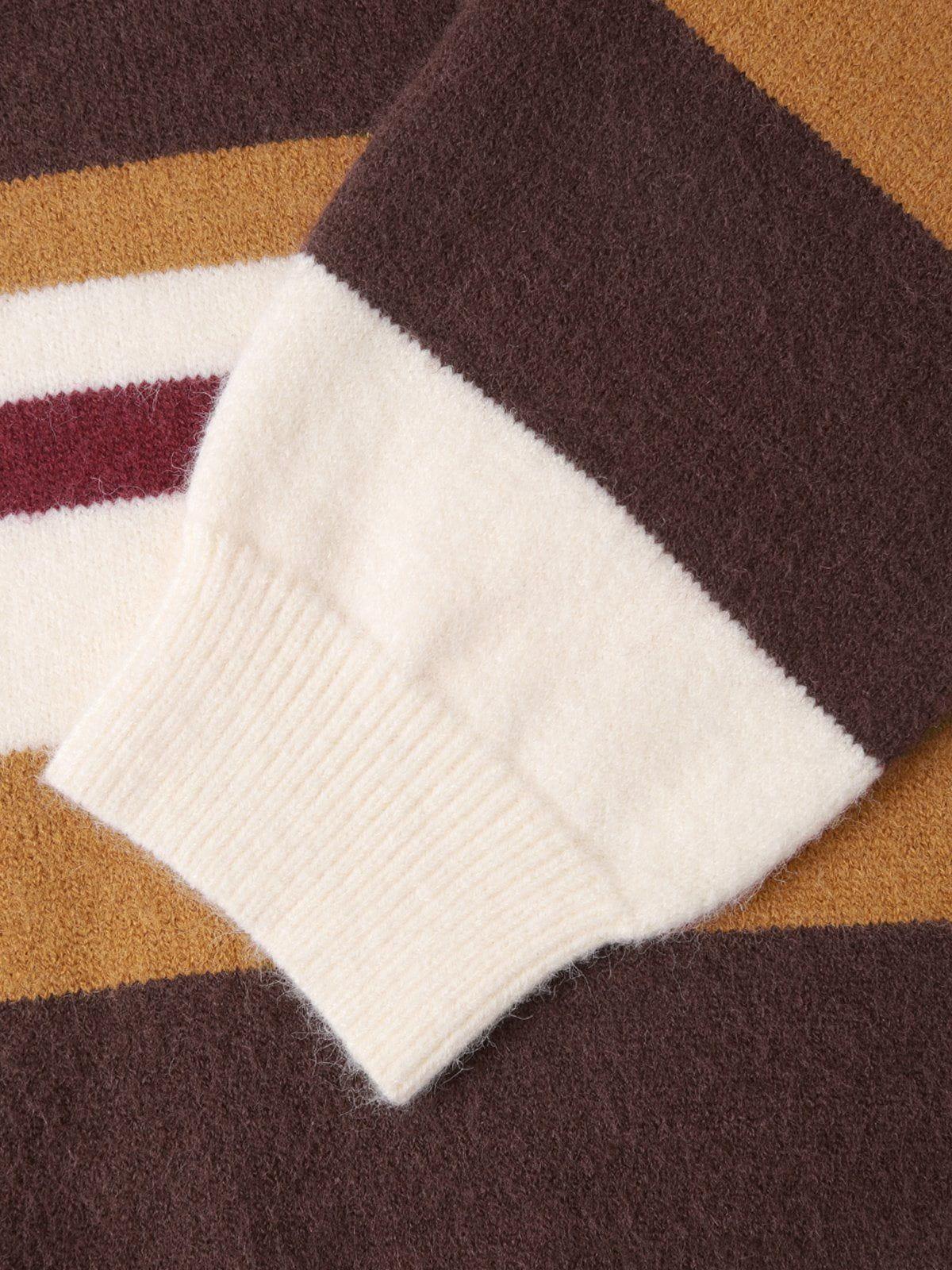 Aelfric Eden Stripe Polo Sweater Product Image