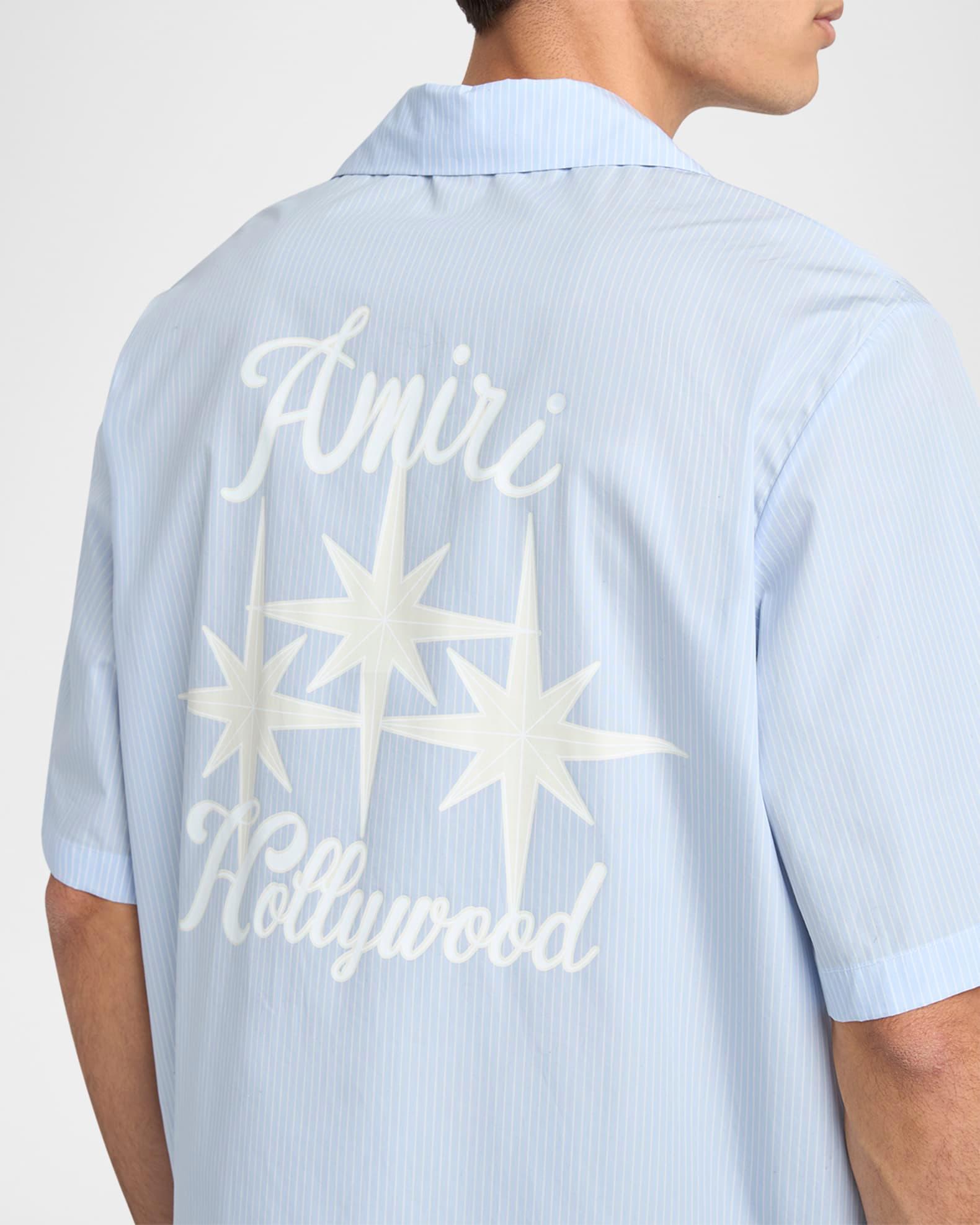 Men's Starburst Logo Poplin Camp Shirt Product Image