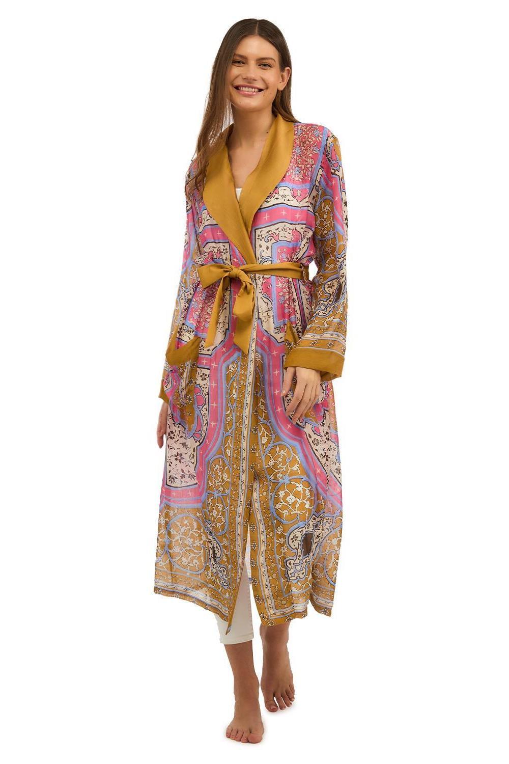 Printed Robe Gown Product Image