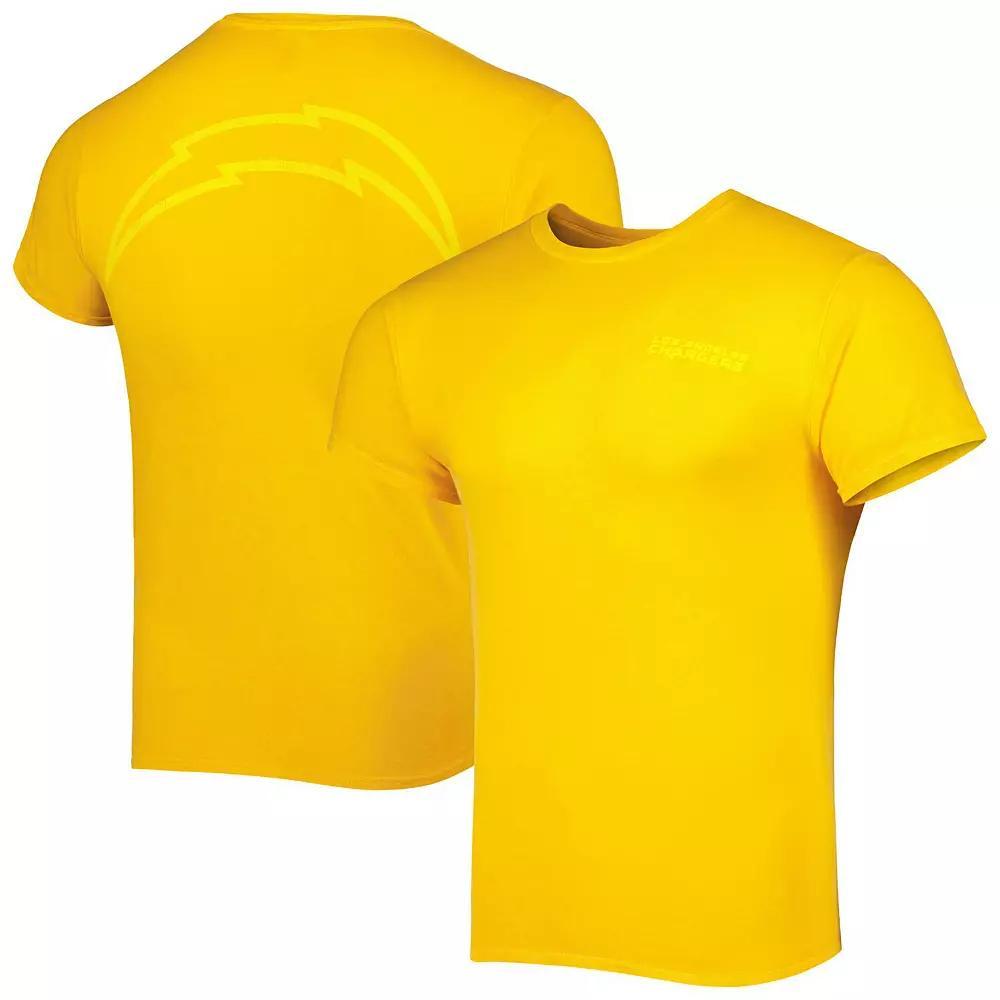 Men's '47 Gold Los Angeles Chargers Fast Track Tonal Highlight T-Shirt, Size: 2XL Product Image