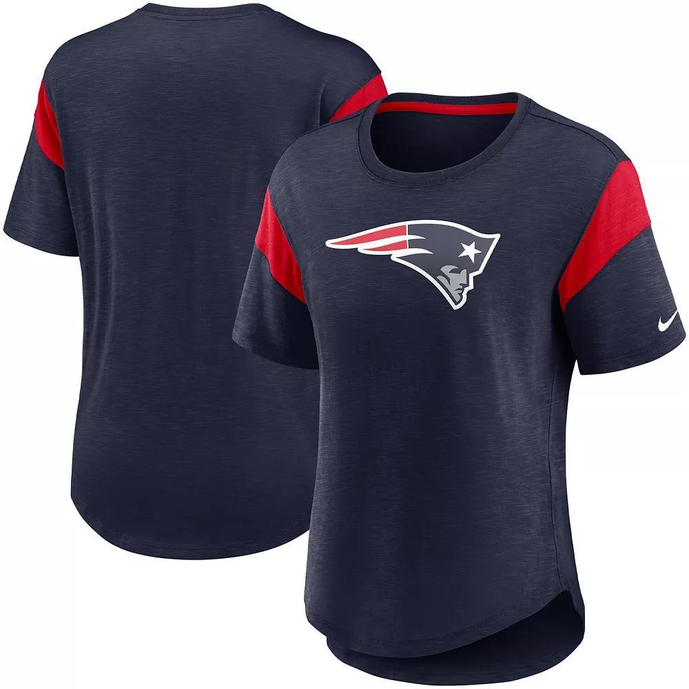 Women's Nike Heather Black Atlanta Falcons Primary Logo Fashion Top, Size: Small, Charco Product Image