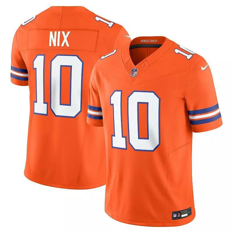 Men's Nike Bo Nix Orange Denver Broncos Vapor F.U.S.E. Limited Jersey, Size: 2XL Product Image