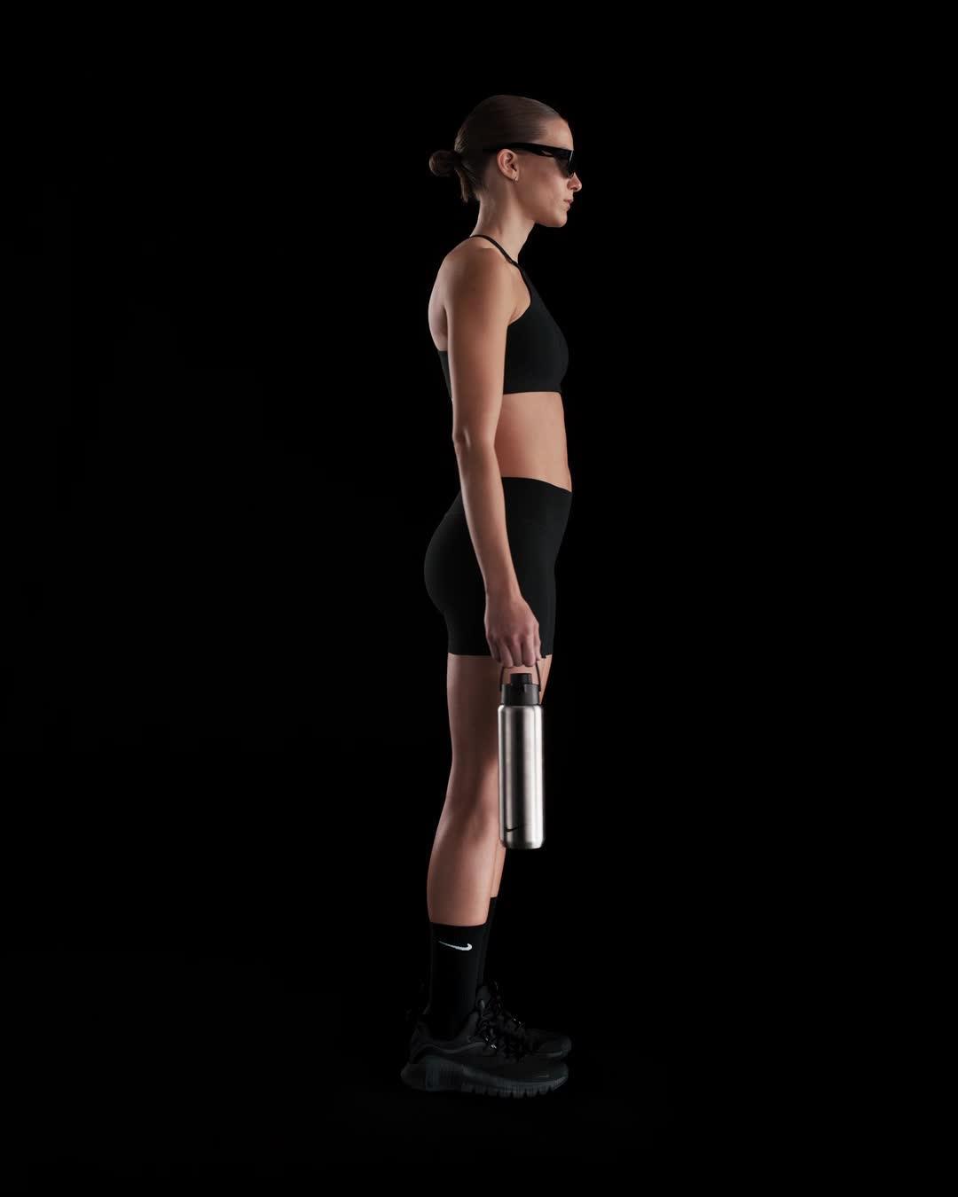 Nike Women's One Keyhole Light-Support Padded High-Neck Sports Bra Product Image