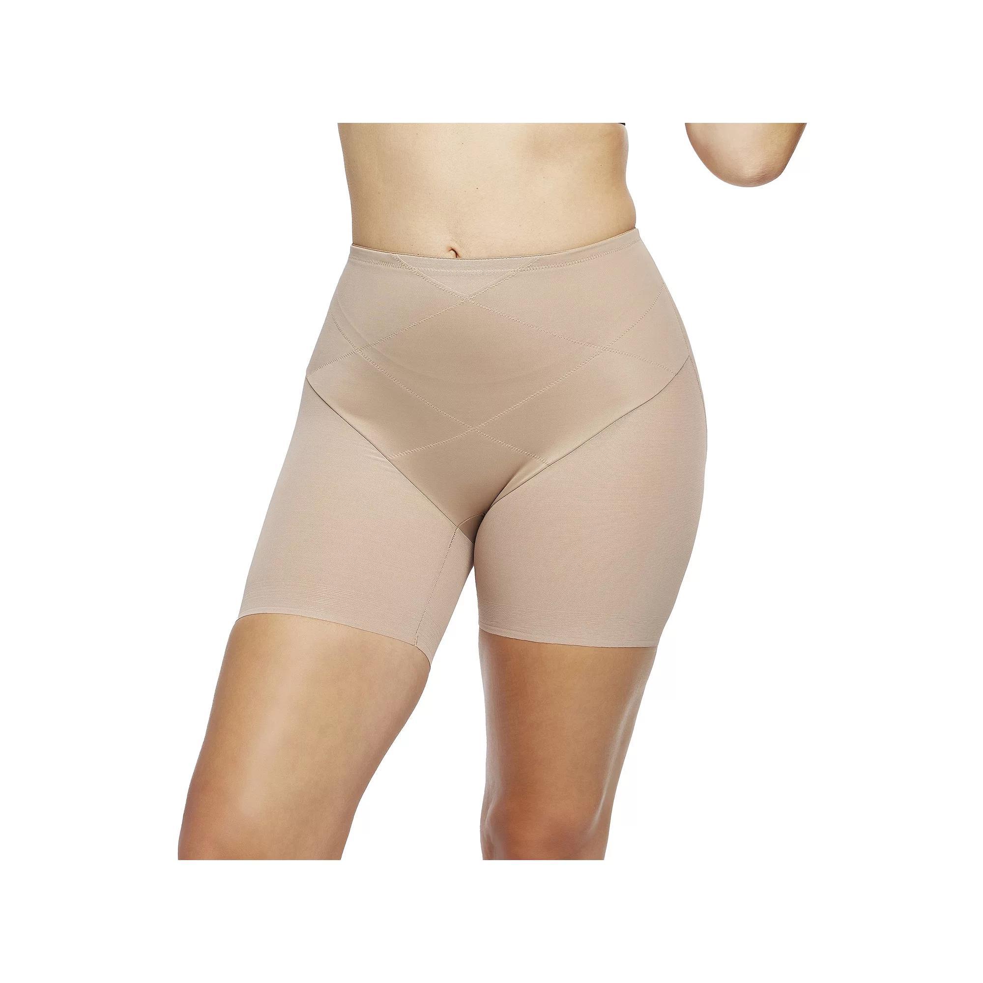 Naomi & Nicole Shapewear Inside Magic Tummy Tuck Waistline Mid-Thigh Shorts 7608, Womens Product Image