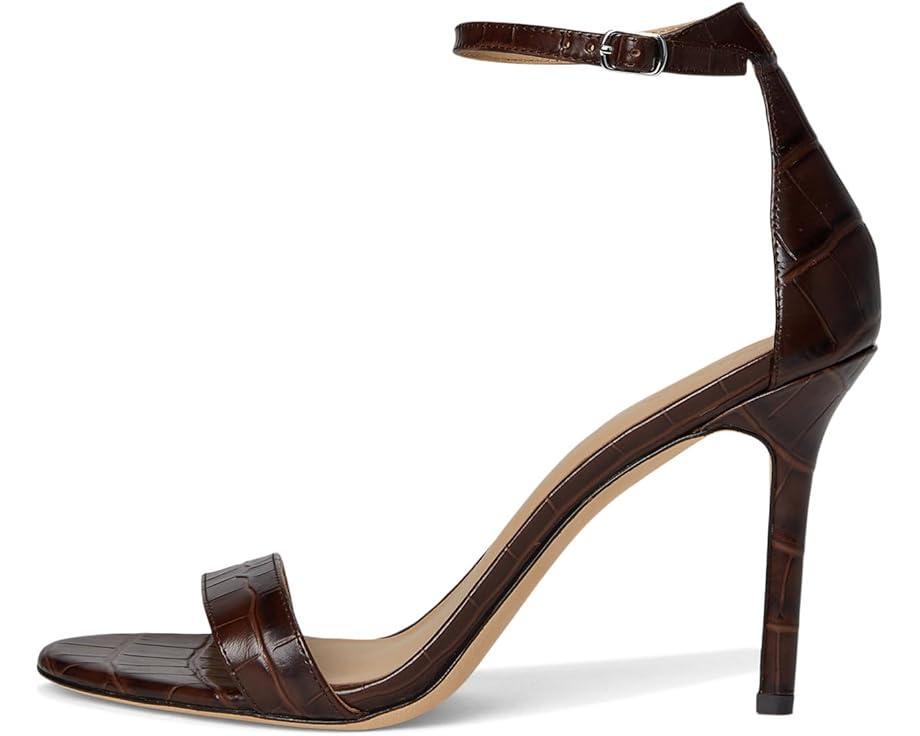 Allie Bow-Trim Satin Sandals Product Image