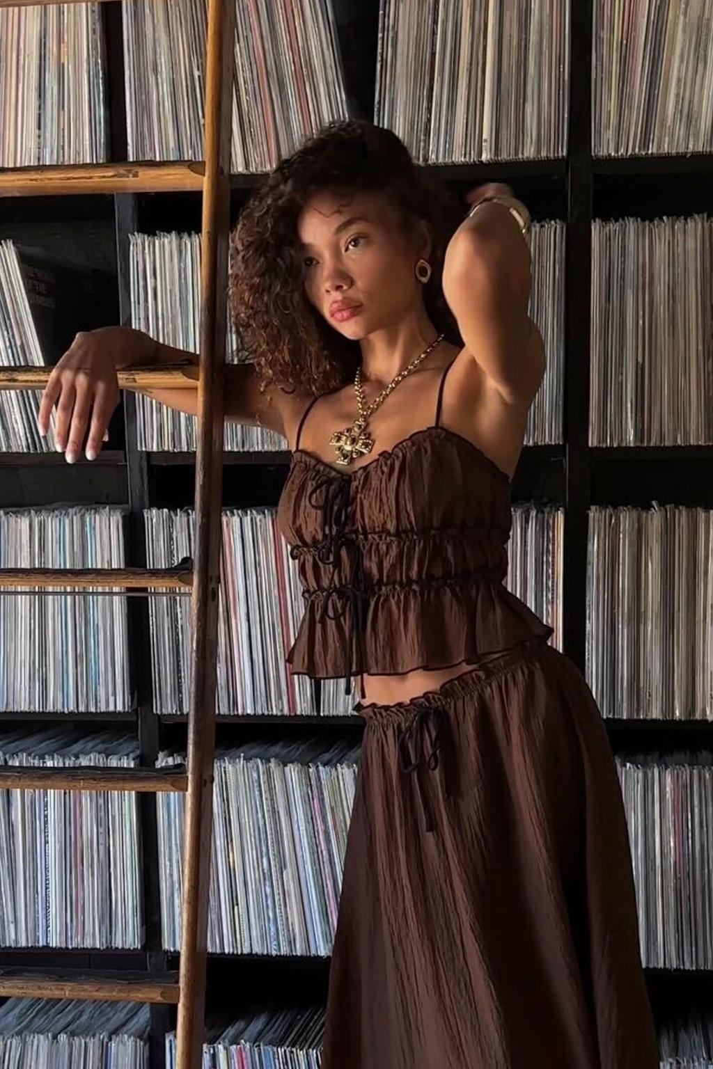 Dahlia Brown Tank Product Image