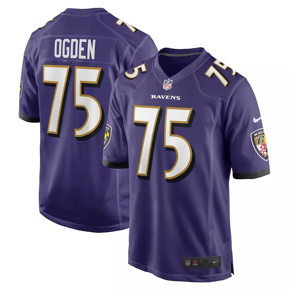 Mens Nike Jonathan Ogden Baltimore Ravens Retired Player Game Jersey Product Image