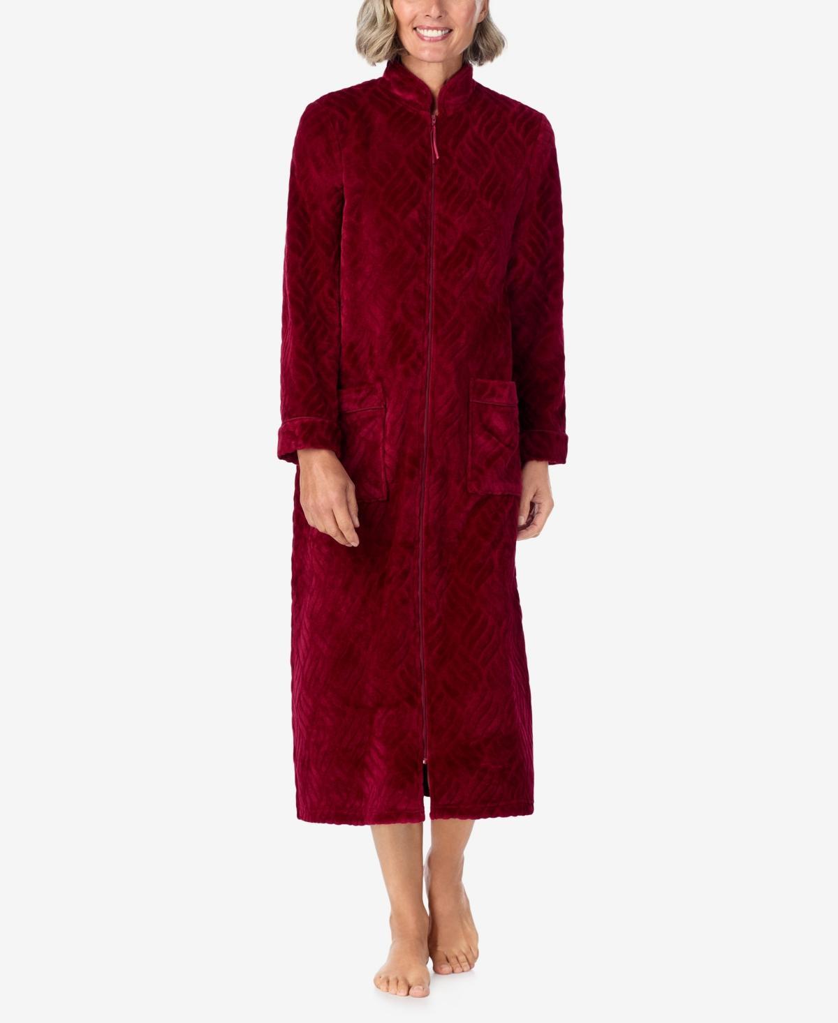 Aria Womens Long Sleeve Zip Robe Product Image