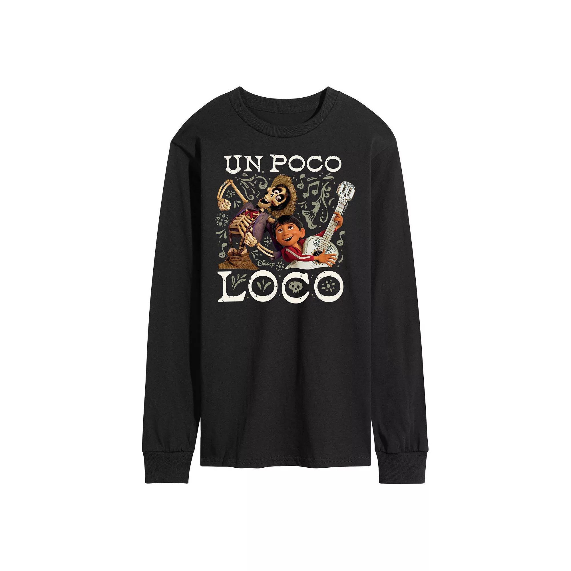 Men's Disney / Pixar's Coco Un Poco Loco Tee, Size: XL, Black Product Image