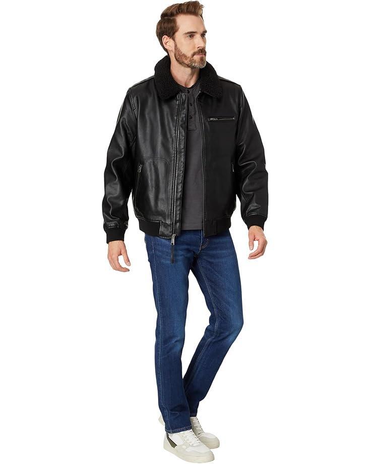 Men's Levi's® Faux Leather Bomber Jacket Product Image