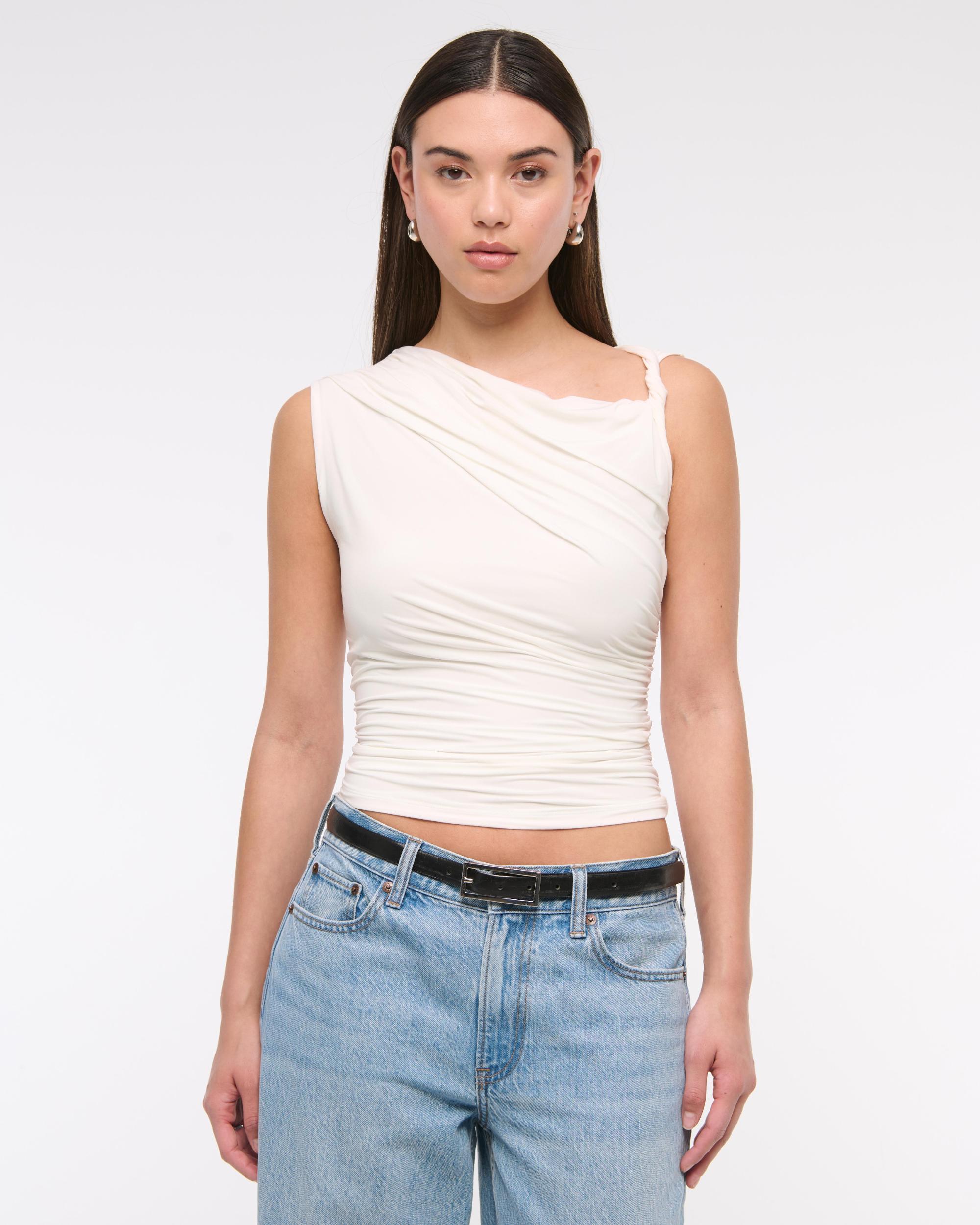 Draped Twist Top Product Image