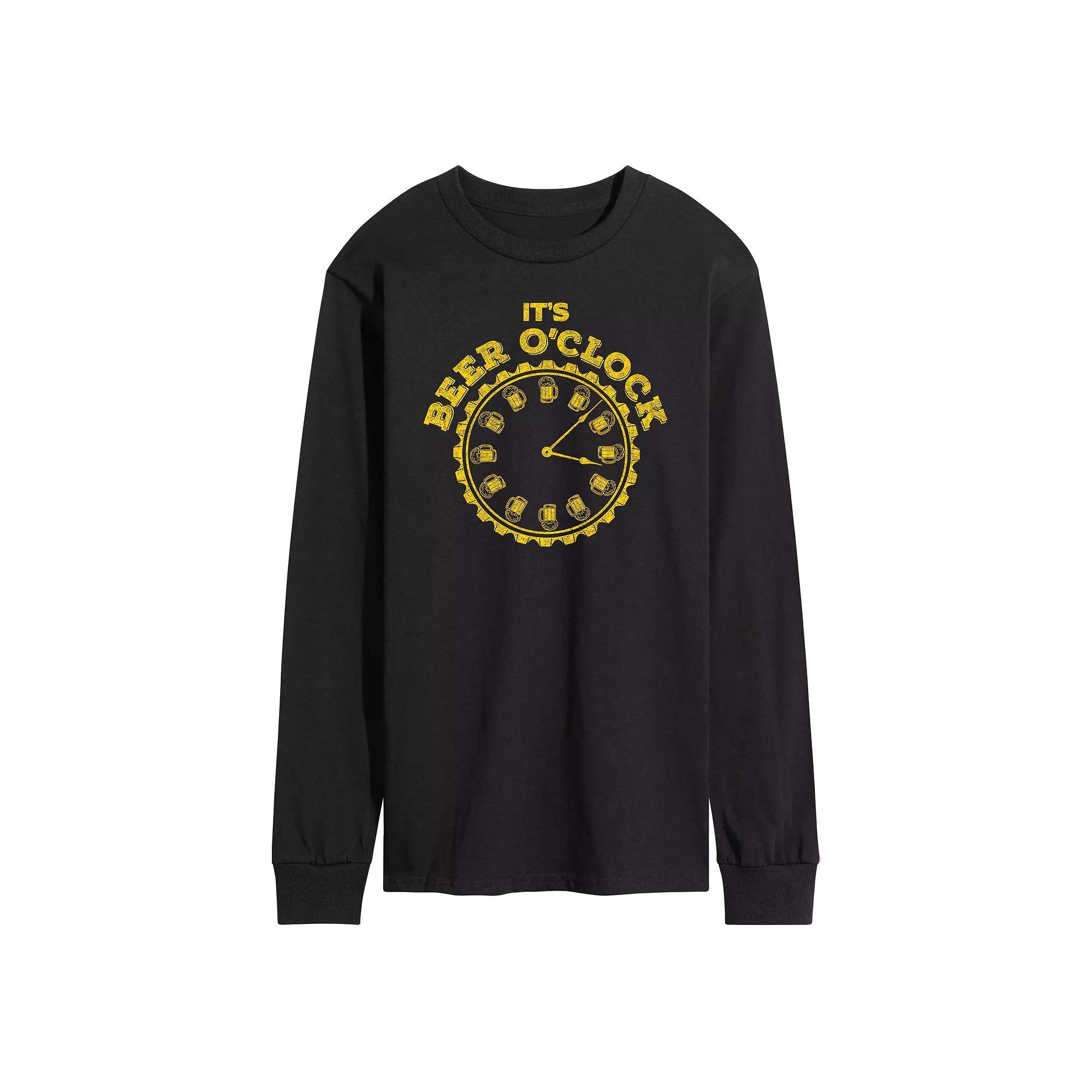 Mens Beerlievable Long Sleeve Graphic Tee Product Image