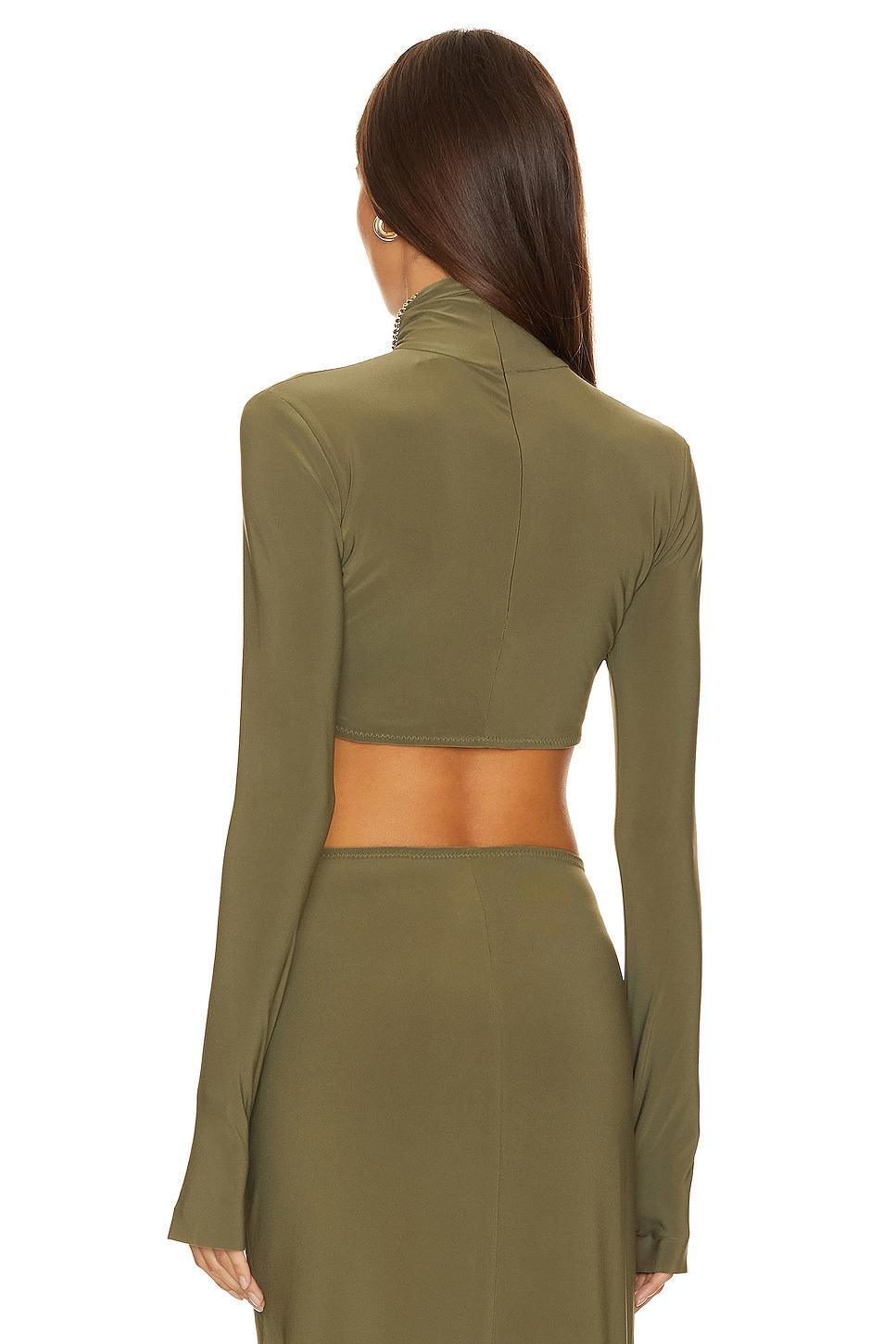 Slim Fit Turtle Top Norma Kamali Product Image
