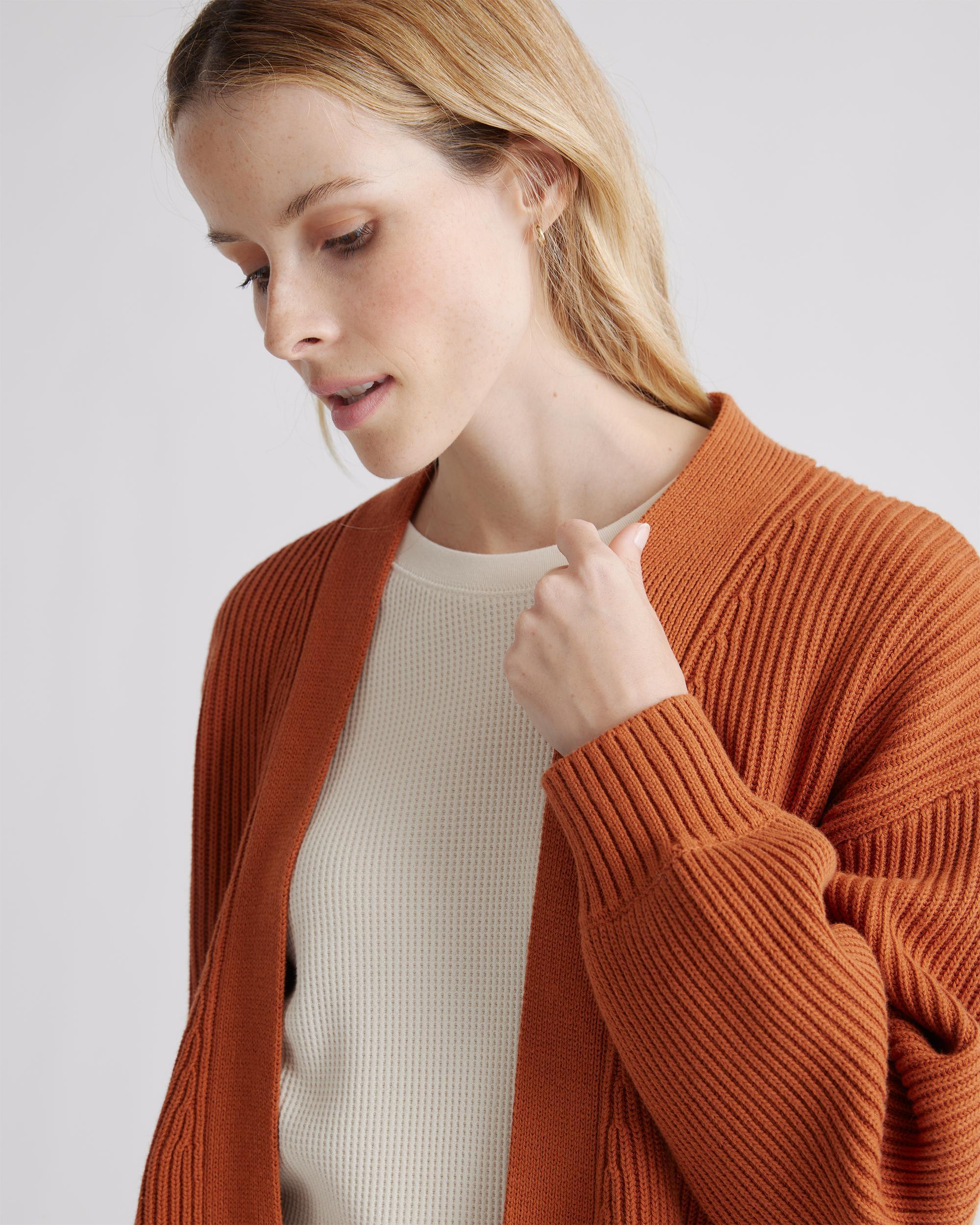 Quince | Women's OverSized Cardigan Sweater Size XS, Organic Cotton Product Image