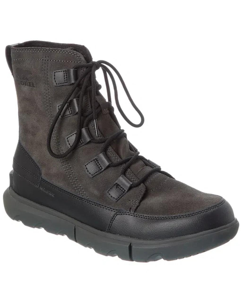 SOREL Explorer Next Wp Leather & Suede Boot In Black Product Image